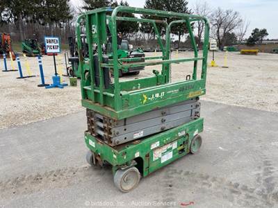 2016 Genie GS-1930 19' Electric Scissor Lift Man Aerial Platform Manlift bidadoo
