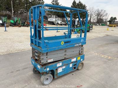 2014 Genie GS-1930 19' Electric Scissor Lift Man Aerial Platform Manlift bidadoo