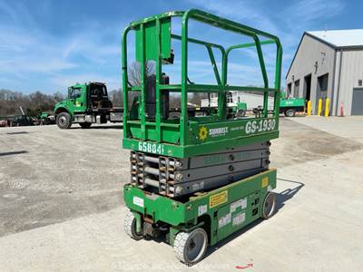 2014 Genie GS-1930 19' Electric Scissor Lift Man Aerial Platform Manlift bidadoo