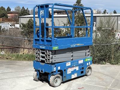 2016 Genie GS-1930 19' Electric Scissor Lift Man Aerial Platform Manlift bidadoo
