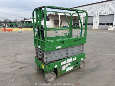 2016 Genie GS-1930 19' Electric Scissor Lift Man Aerial Platform Manlift bidadoo