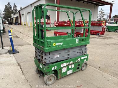 2015 Genie GS-1930 19' Electric Scissor Lift Man Aerial Platform Manlift bidadoo