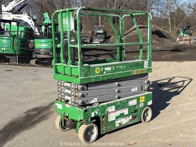 2016 Genie GS-1930 19' Electric Scissor Lift Man Aerial Platform Manlift bidadoo