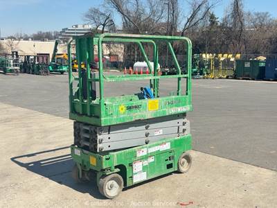 2016 Genie GS-1930 19' Electric Scissor Lift Man Aerial Platform 24V DC bidadoo