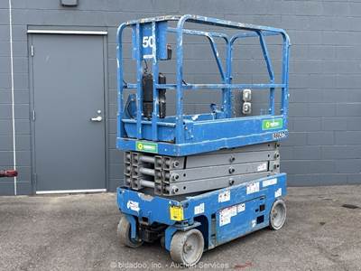 2016 Genie GS-1930 19' Electric Scissor Lift Man Aerial Platform Manlift bidadoo