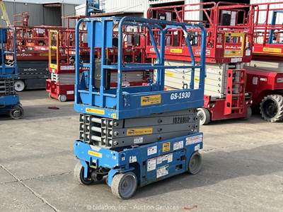 2019 Genie GS-1930 19' Electric Scissor Lift Man Aerial Platform -Parts/Repair