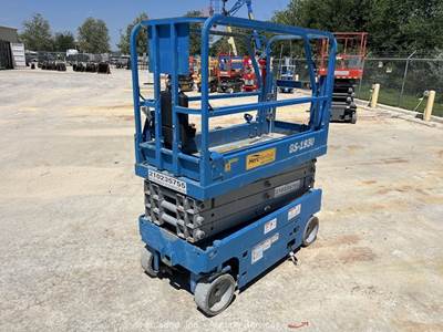 2018 Genie GS-1930 19' Electric Scissor Lift Man Aerial Platform Manlift bidadoo