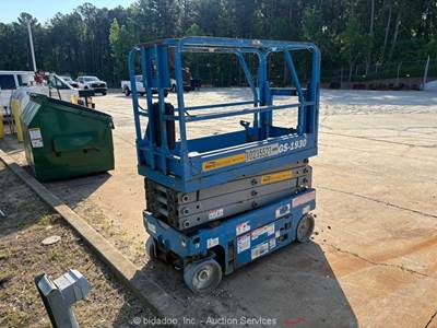 2018 Genie GS-1930 19’ Electric Scissor Lift Man Aerial Platform -Parts/Repair