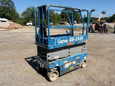2019 Genie GS-1930 19' Electric Scissor Lift Man Aerial Platform Manlift bidadoo