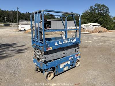 2019 Genie GS-1930 19' Electric Scissor Lift Man Aerial Platform 24V bidadoo