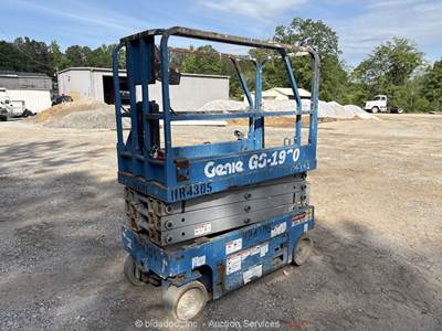 2018 Genie GS-1930 19' Electric Scissor Lift Man Aerial Platform Manlift bidadoo
