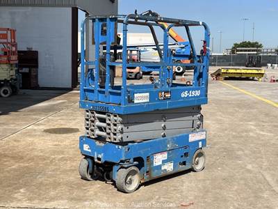 2018 Genie GS-1930 19' Electric Scissor Lift Man Aerial Platform Manlift bidadoo