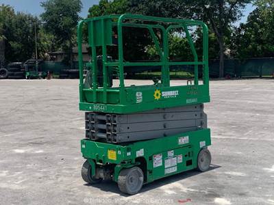 2016 Genie GS-1930 19' Electric Scissor Lift Man Aerial Platform bidadoo