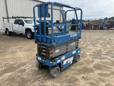 2019 Genie GS-1930 19' Electric Scissor Lift Mobile Aerial Work Platform bidadoo