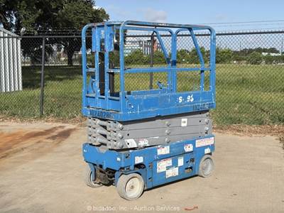 2018 Genie GS-1930 19' Electric Scissor Lift Man Aerial Platform bidadoo -Repair