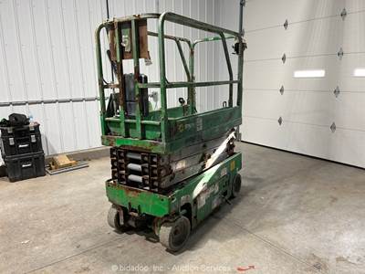 2016 Genie GS-1930 19' Electric Scissor Lift Man Aerial Platform bidadoo