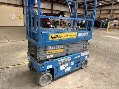 2018 Genie GS-1930 19' Electric Scissor Lift Man Aerial Work Platform bidadoo