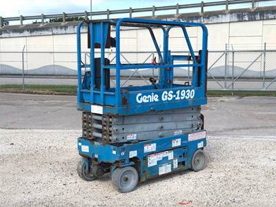 2018 Genie GS-1930 19' Electric Scissor Lift Man Aerial Platform -Parts/Repair