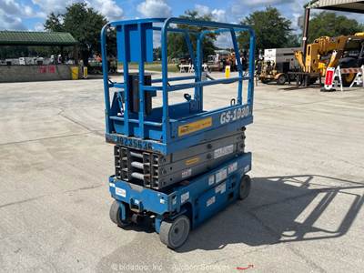 2018 Genie GS-1930 19' Electric Scissor Lift Man Aerial Work Platform bidadoo