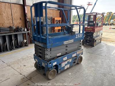 2019 Genie GS-1930 19' Electric Scissor Lift Man Aerial Platform Manlift bidadoo