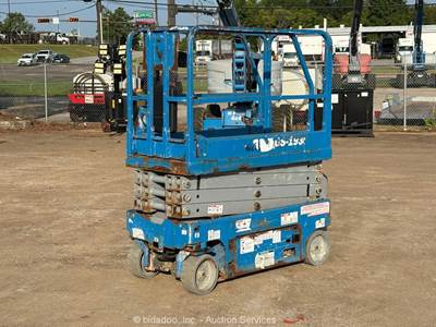 2019 Genie GS-1930 19” Electric Scissor Lift Man Aerial Platform 24V bidadoo