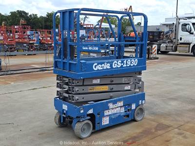 2018 Genie GS-1930 19' Electric Scissor Lift Man Aerial Platform -Parts/Repair