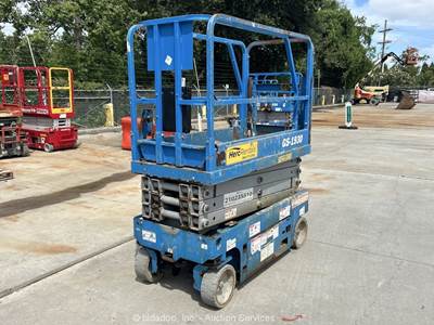 2018 Genie GS-1930 19' Electric Scissor Lift Man Aerial Work Platform bidadoo