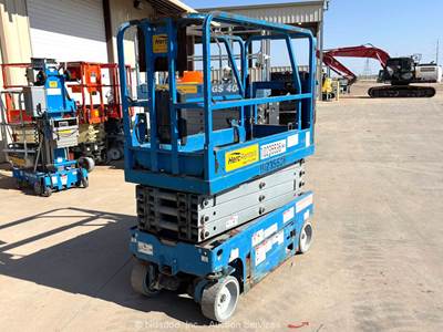 2018 Genie GS-1930 19’ Electric Scissor Lift Man Aerial Platform bidadoo