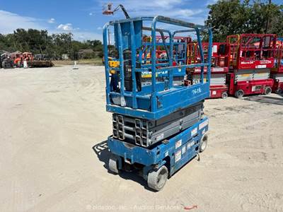 2016 Genie GS-1930 19’ Electric Scissor Lift Man Aerial Platform bidadoo