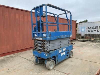 2016 Genie GS-1930 19' Electric Scissor Lift Man Aerial Platform bidadoo