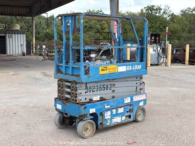 2018 Genie GS-1930 19' Electric Scissor Lift Man Aerial Platform bidadoo