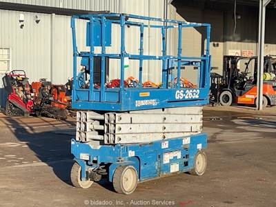2016 Genie GS-2632 26' Electric Scissor Lift Man Aerial Platform bidadoo -Repair