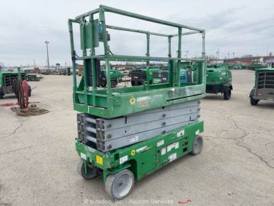 2016 Genie GS-2632 26’ Electric Scissor Lift Man Aerial Platform Manlift bidadoo