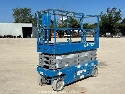 2018 Genie GS-2632 26’ Electric Scissor Lift Man Aerial Work Platform bidadoo