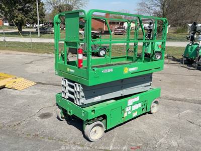 2016 Genie GS-2646 26' Electric Scissor Lift Mobile Aerial Work Platform bidadoo