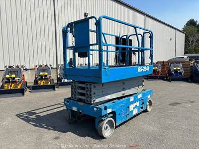 2018 Genie GS-2646 26' Electric Scissor Lift Man Aerial Platform Manlift bidadoo