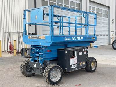 2017 Genie GS-2669 RT 26' 4WD Rough Terrain Scissor Lift Aerial -Parts/Repair