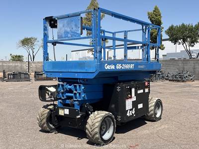 2019 Genie GS-2669 RT 26' 4WD D/F Rough Terrain Scissor Lift bidadoo -Repair