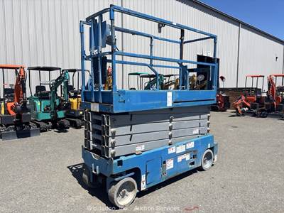2017 Genie GS-3232 32' Electric Scissor Lift Man Aerial Platform MEWP bidadoo