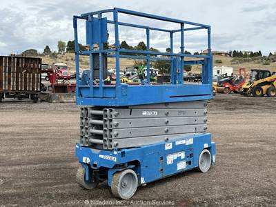 2016 Genie GS-3232 32' Electric Scissor Lift Man Aerial Platform Manlift bidadoo