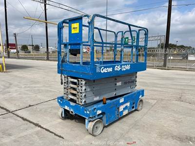 2016 Genie GS-3246 32' Electric Scissor Lift Man Aerial Platform Manlift bidadoo