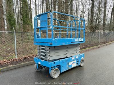 2016 Genie GS-3246 32' Electric Scissor Lift Man Aerial Platform Manlift bidadoo