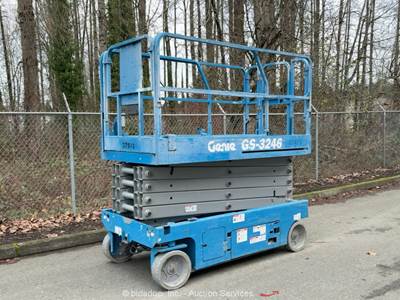 2016 Genie GS-3246 32' Electric Scissor Lift Man Aerial Platform Manlift bidadoo