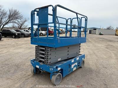 2018 Genie GS-3246 32' Electric Scissor Lift Man Aerial Platform Manlift bidadoo