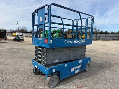 2018 Genie GS-3246 32' Electric Scissor Lift Man Aerial Platform 24V bidadoo