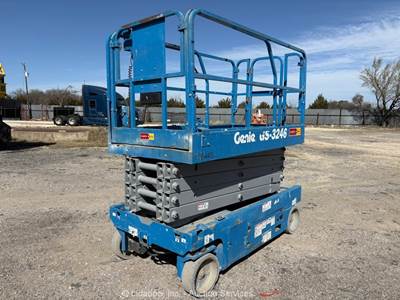 2018 Genie GS-3246 32' Electric Scissor Lift Man Aerial Platform 24V bidadoo