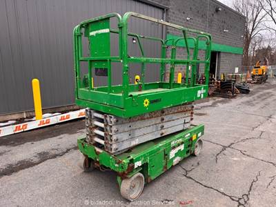 2017 Genie GS-3246 32' Electric Scissor Lift Man Aerial Platform bidadoo