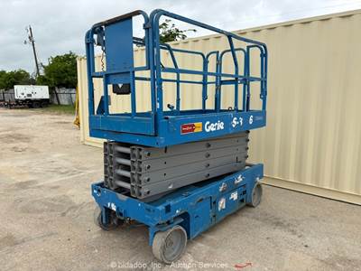 2018 Genie GS-3246 32' Electric Scissor Lift Man Aerial Platform bidadoo