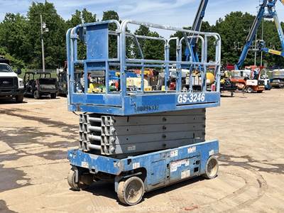 2016 Genie GS-3246 32' Electric Scissor Lift Man Aerial Platform Manlift bidadoo