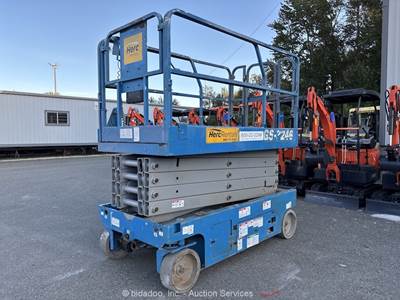 2018 Genie GS-3246 32' Electric Scissor Lift Man Aerial Platform Manlift bidadoo
